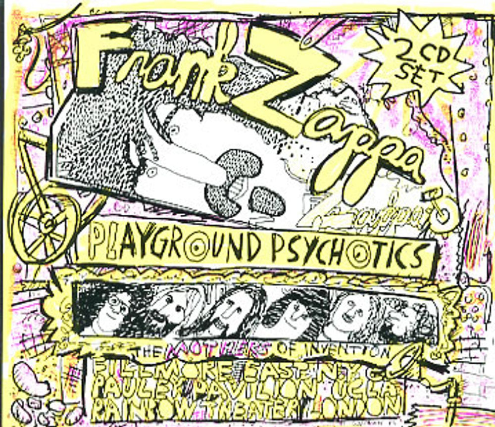 Frank Zappa Playground Psychotics US 2 CD album set (Double CD) RCD10557/58