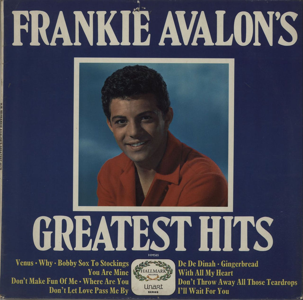 Frankie Avalon Frankie Avalon's Greatest Hits UK vinyl LP album (LP record) HM565