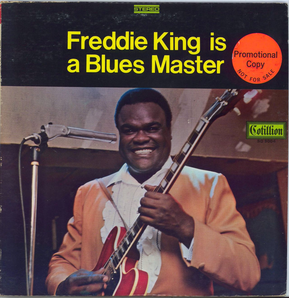 Freddie King Freddie King Is A Blues Master - Stereo - White label + Promo Stickered US Promo vinyl LP album (LP record) SD9904