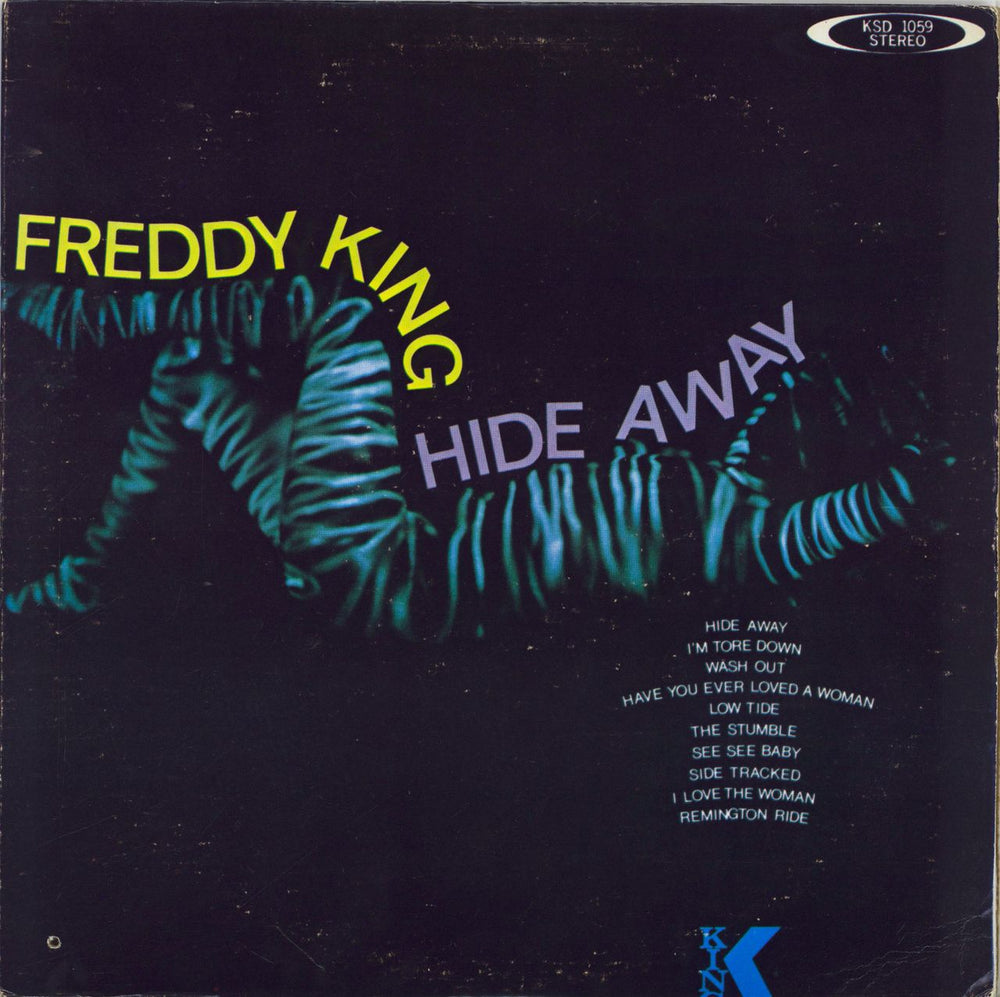 Freddie King Hideaway US vinyl LP album (LP record) KS-1059