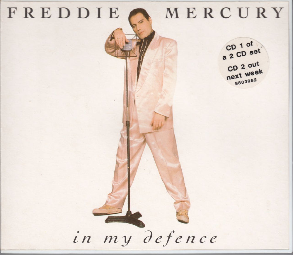 Freddie Mercury In My Defence - Part 1 & 2 UK 2-CD single set (Double CD single) CDR/S6331