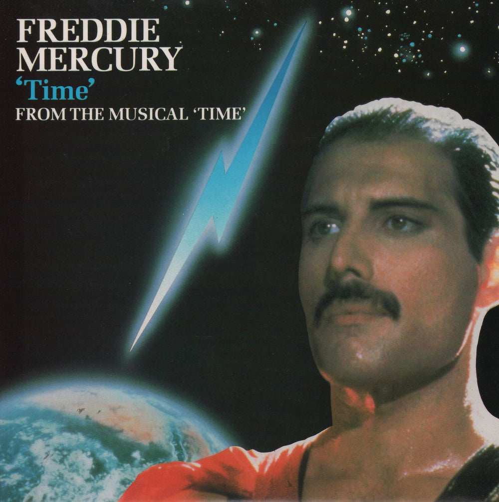 Freddie Mercury Time + inner sleeve UK 7" vinyl single (7 inch record / 45) EMI5559