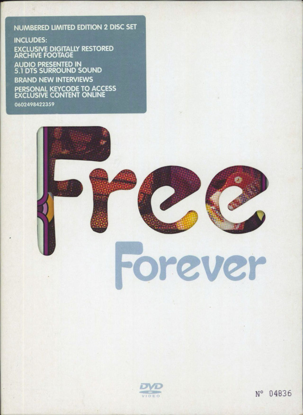 Free Forever Free UK DVD 9842235