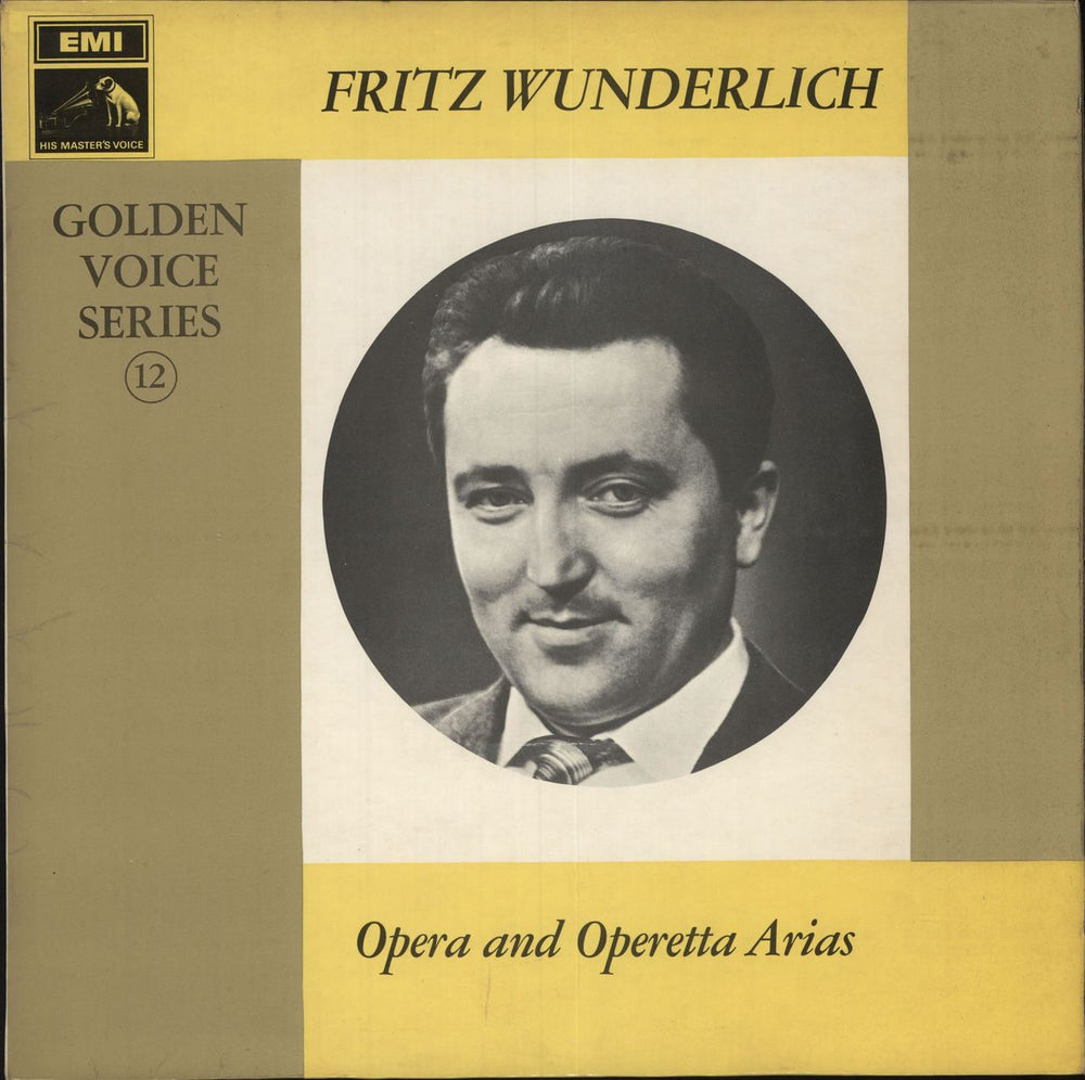 Fritz Wunderlich Opera And Operetta Arias UK vinyl LP album (LP record) HQS1168