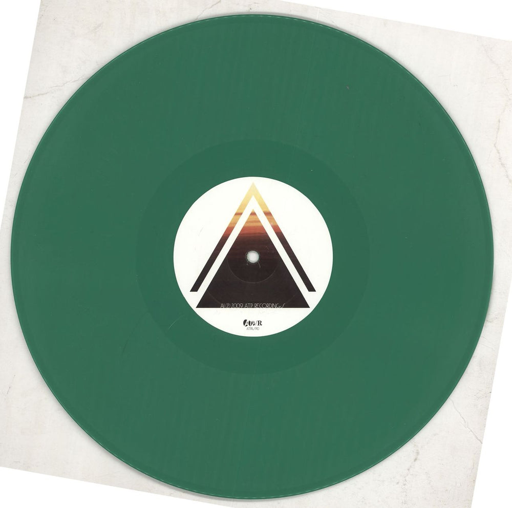 Fuck Buttons Olympians - Green vinyl UK 12" vinyl single (12 inch record / Maxi-single) Q-812OL710452