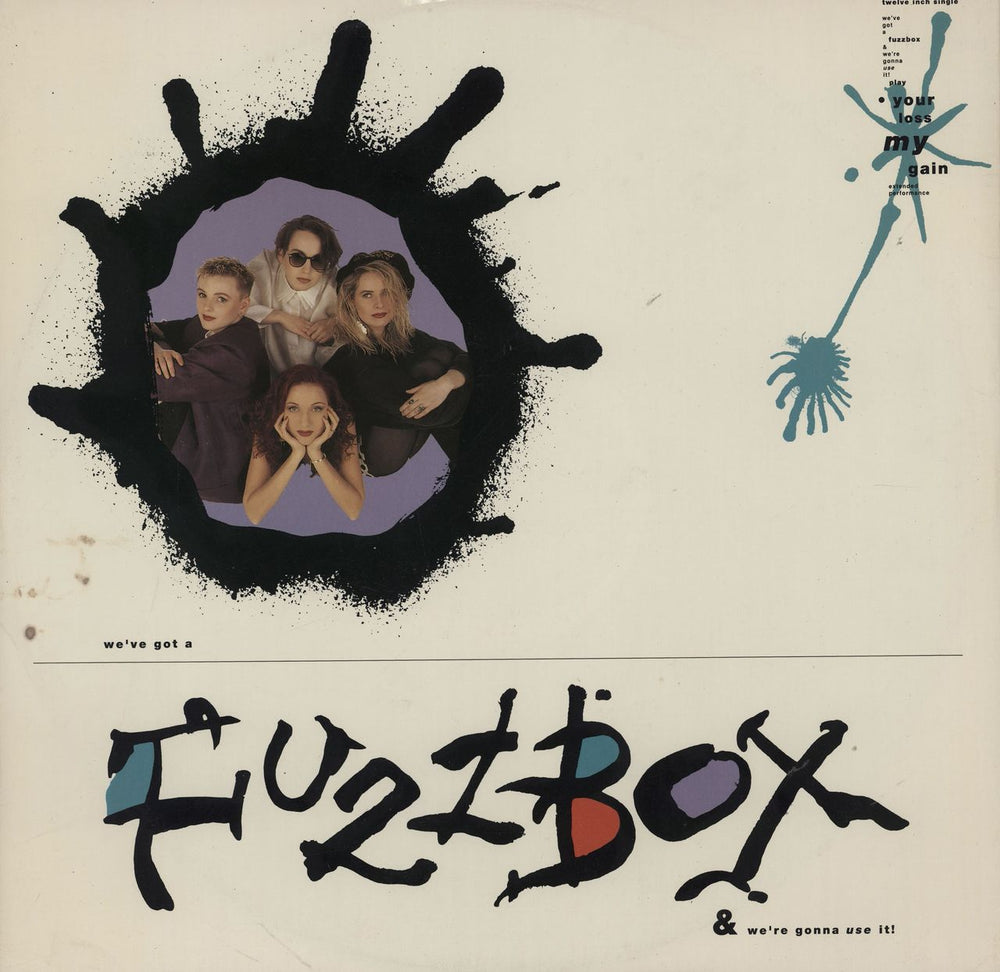 Fuzzbox Your Loss My Gain UK 12" vinyl single (12 inch record / Maxi-single) YZ486T