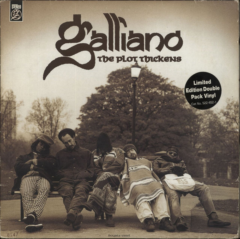 Galliano The Plot Thickens - Numbered - EX UK 2-LP vinyl record set (Double LP Album) 522452-1