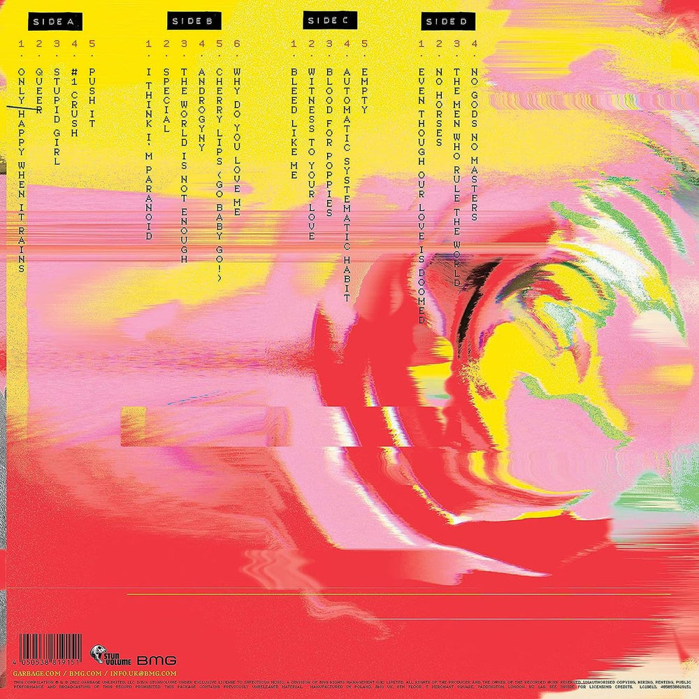 Garbage Anthology - Yellow Vinyl - Sealed UK 2-LP vinyl record set (Double LP Album) 4050538819151