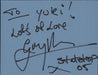 Gary Barden Page From An Autograph Book UK memorabilia AUTOGRAPH