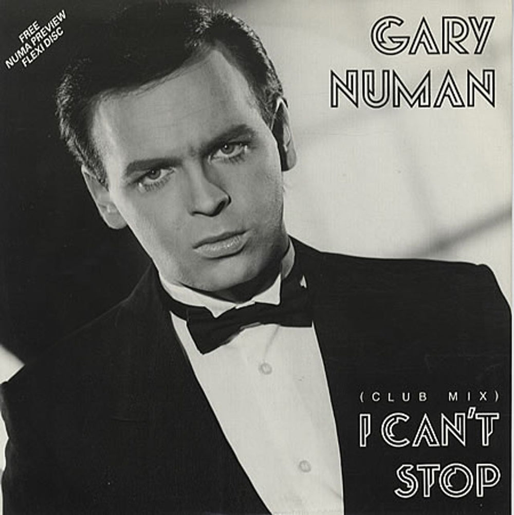 Gary Numan I Can't Stop + Flexi UK 10" vinyl single (10 inch record) NUDJ17