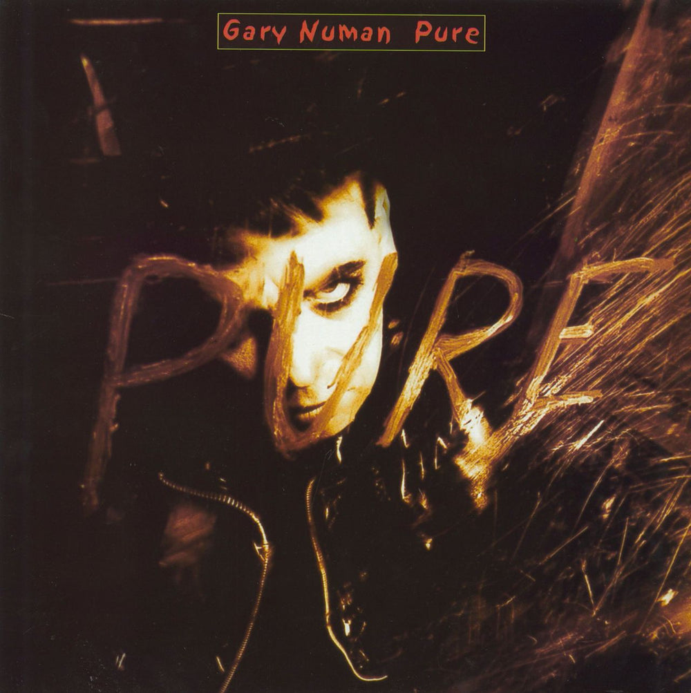 Gary Numan Pure + 7" - Purple US vinyl LP album (LP record) OTBLP1