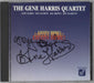 Gene Harris Listen Here! - Autographed US CD album (CDLP) CCD-4385