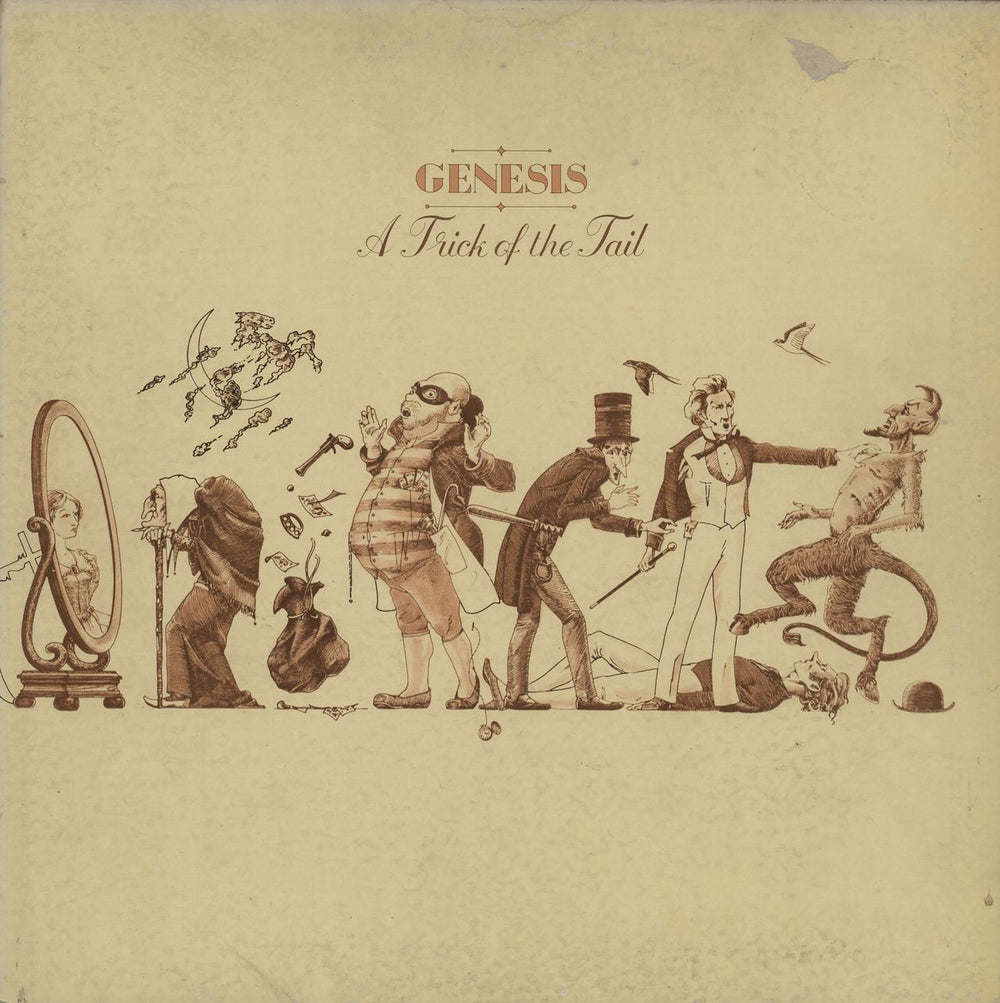 Genesis A Trick Of The Tail - 3rd + Inner - EX UK vinyl LP album (LP record) CDS4001