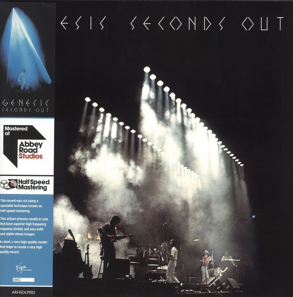 Genesis Seconds Out - Half Speed Mastered - Sealed + Abbey Road Obi UK 2-LP vinyl record set (Double LP Album) ARHSDLP003