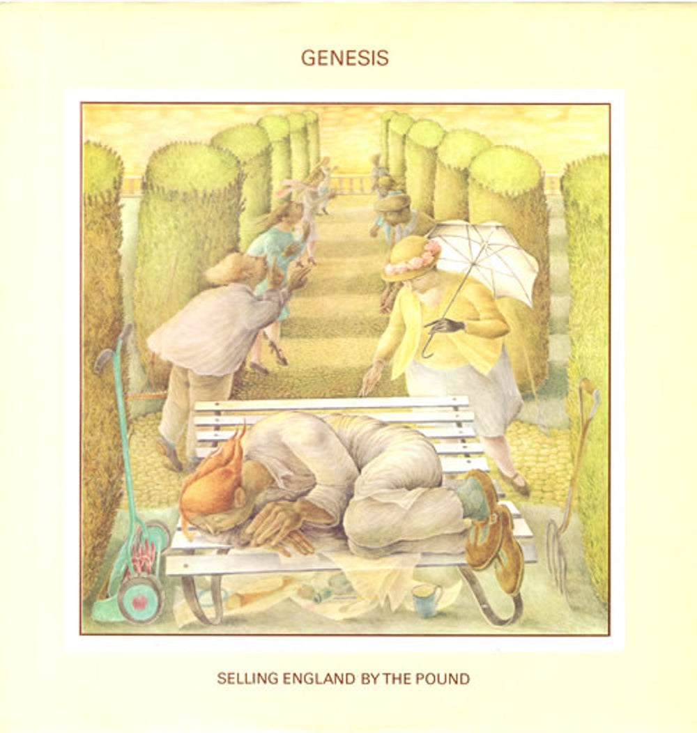 Genesis Selling England By The Pound - 1st + Insert UK vinyl LP album (LP record) CAS1074