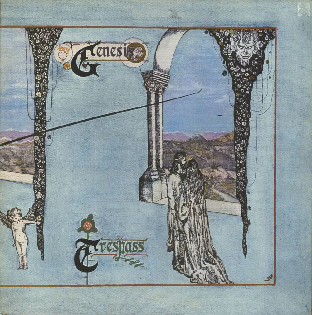 Genesis Trespass - 1st (A) - VG UK vinyl LP album (LP record) CAS1020