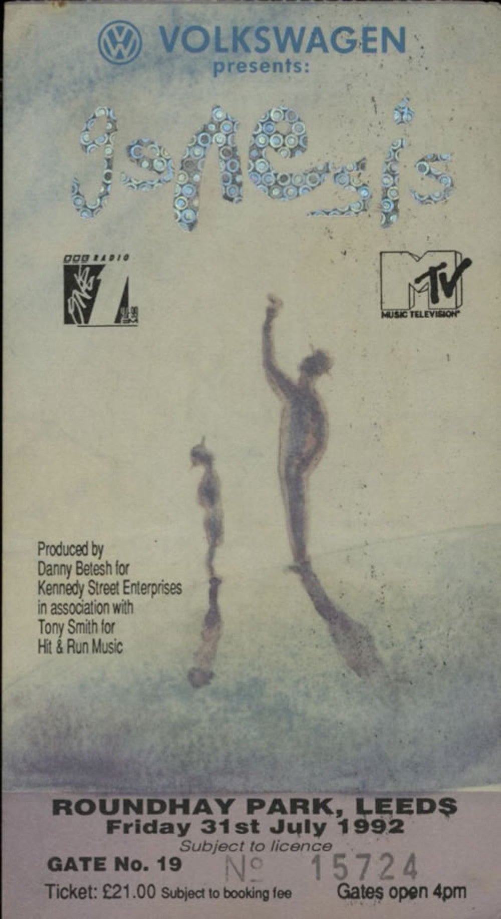 Genesis We Can't Dance + ticket stub UK tour programme GENTRWE404314