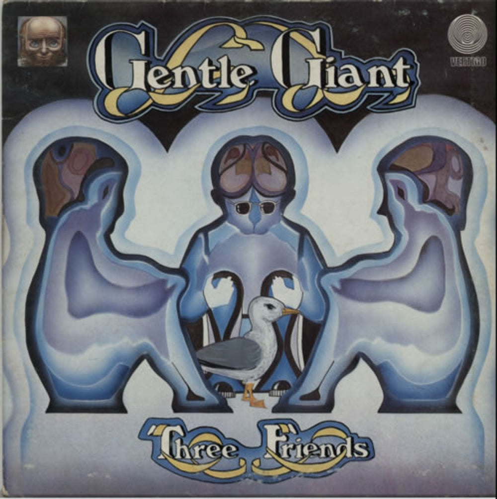 Gentle Giant Three Friends - 1st - VG UK vinyl LP album (LP record) 6360070