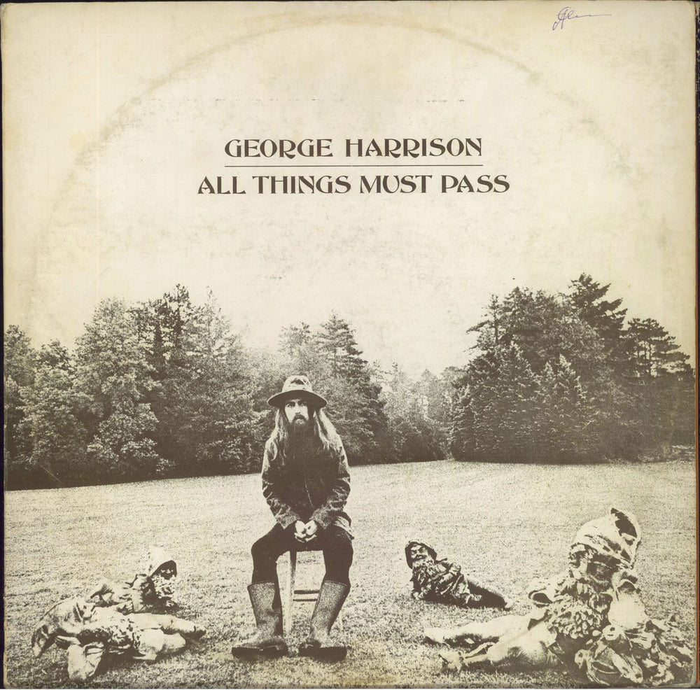 George Harrison All Things Must Pass - 1st - EX Australian 3-LP vinyl record set (Triple LP Album) STCH-1/2/3/639