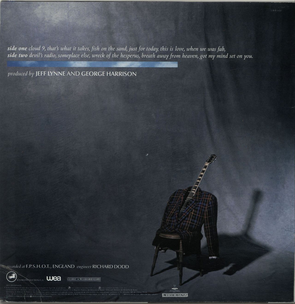 George Harrison Cloud Nine Mexican vinyl LP album (LP record) GHALPCL295233