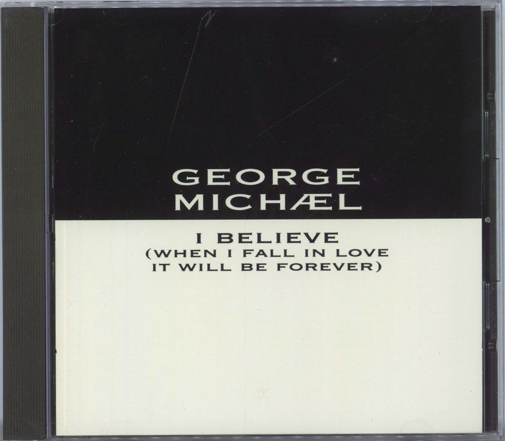 George Michael I Believe (When I Fall In Love It Will Be Forever) US Promo CD single (CD5 / 5") CSK4429