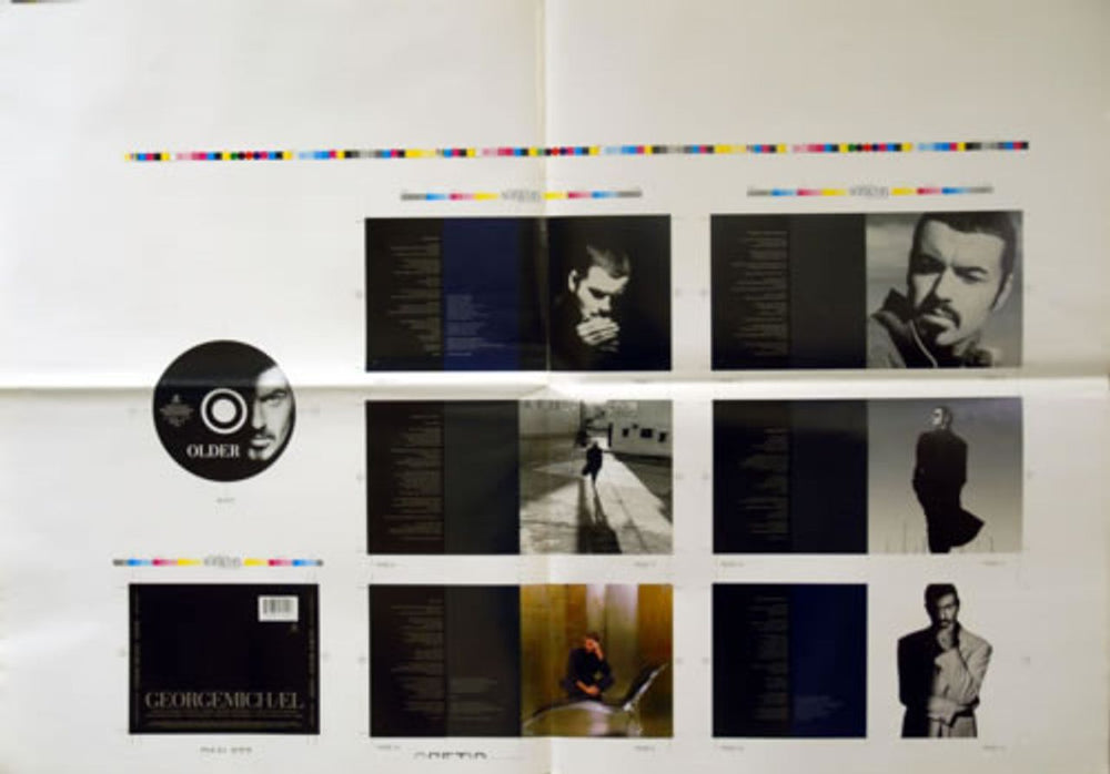 George Michael Older - Artwork for Compact Disc UK Promo artwork ARTWORK