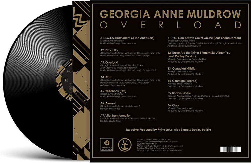 Georgia Anne Muldrow Overload - 180 Gram - Sealed UK vinyl LP album (LP record) 5054429132977