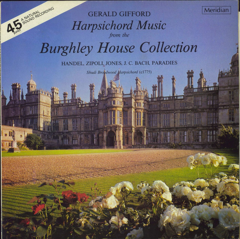 Gerald Gifford Harpsichord Music From The Burghley House Collection UK vinyl LP album (LP record) E4577063
