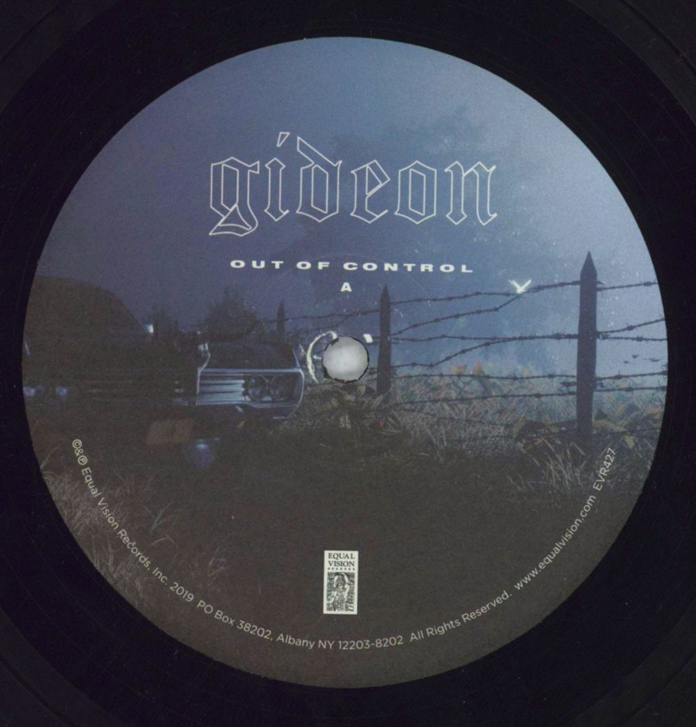 Gideon Out Of Control - Shrink US vinyl LP album (LP record) 54NLPOU822020