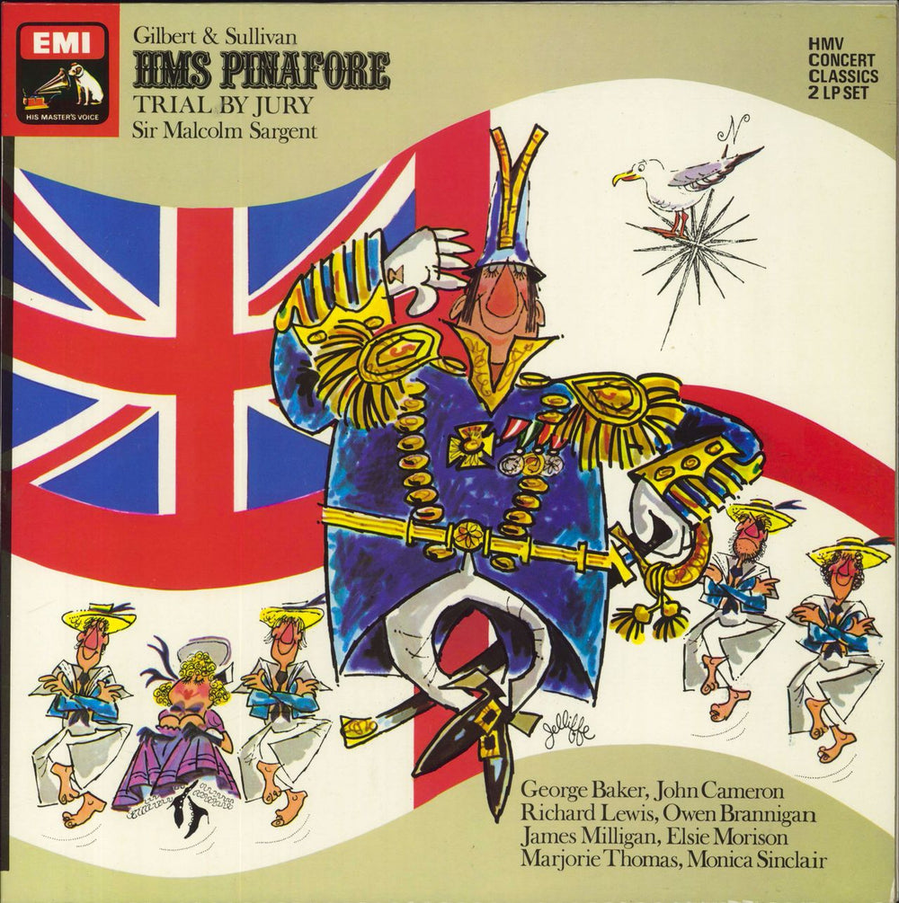Gilbert & Sullivan HMS Pinafore UK 2-LP vinyl record set (Double LP Album) SXDW3034
