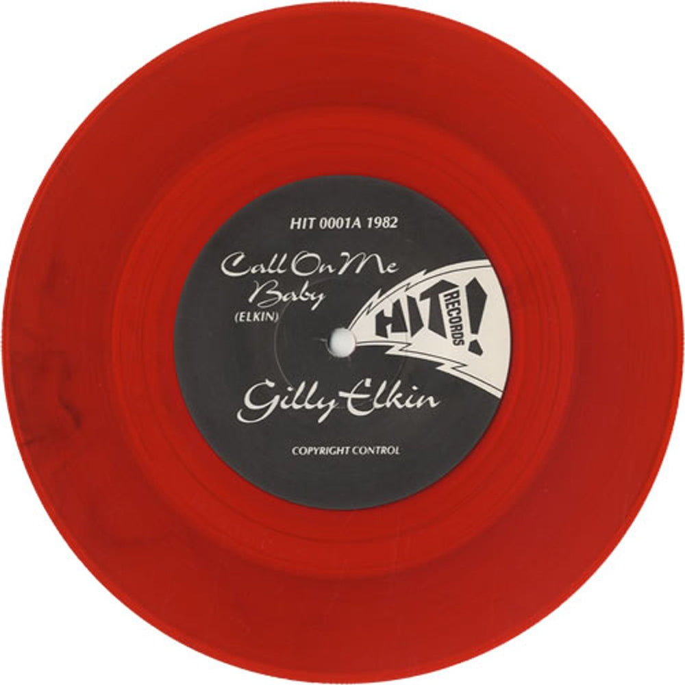 Gilly Elkin Just Another Night - Red Vinyl UK 7" vinyl single (7 inch record / 45) GKQ07JU514582