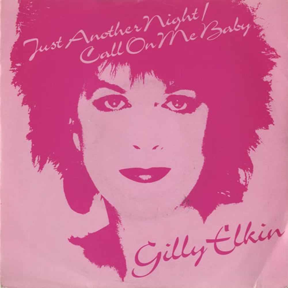 Gilly Elkin Just Another Night - Red Vinyl UK 7" vinyl single (7 inch record / 45) HIT0001