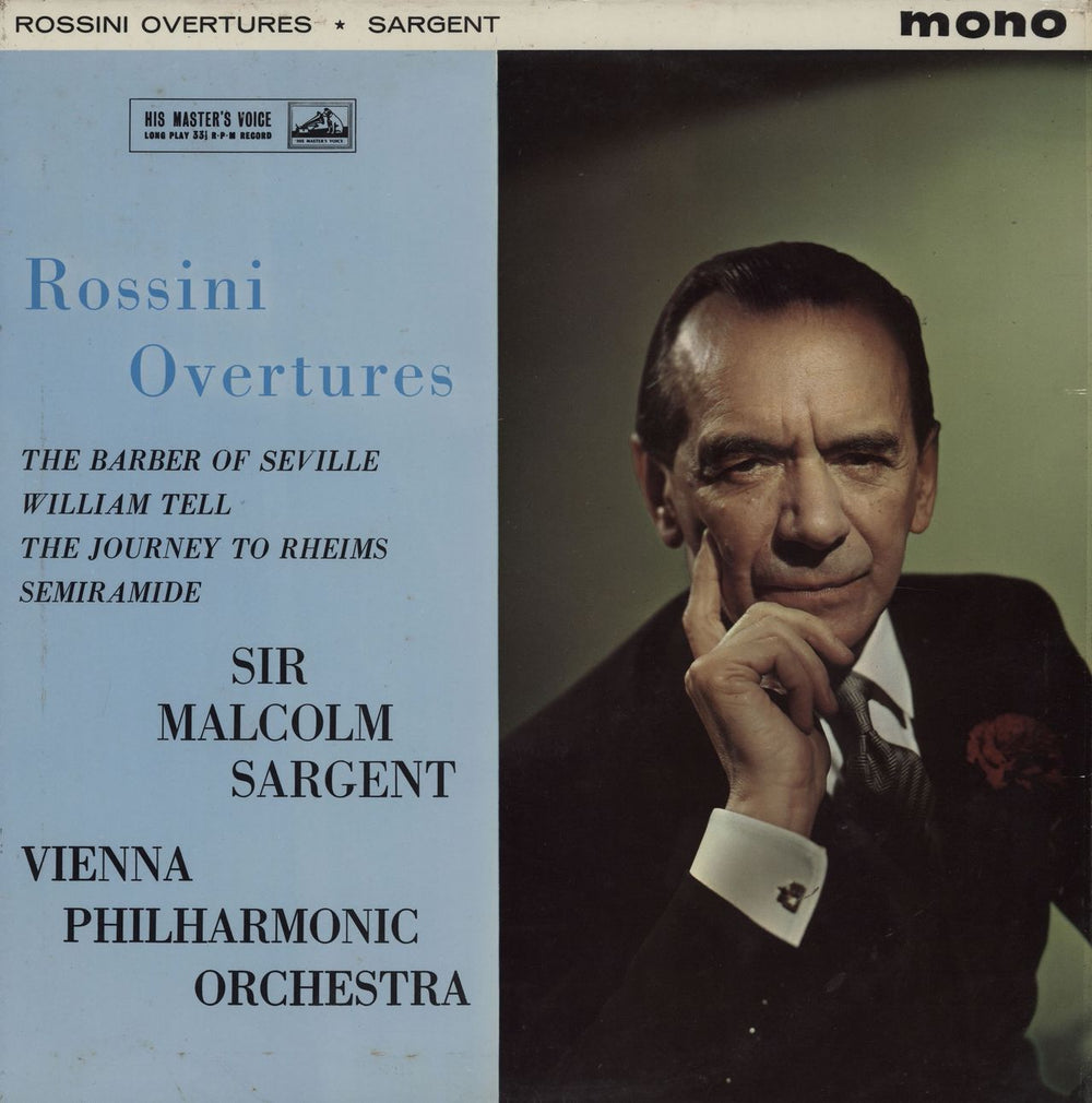 Gioacchino Rossini Rossini Overtures UK vinyl LP album (LP record) ALP1865