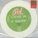 Girl Love Is A Game - White Vinyl - Hype Stickered UK 10" vinyl single (10 inch record) JET10191