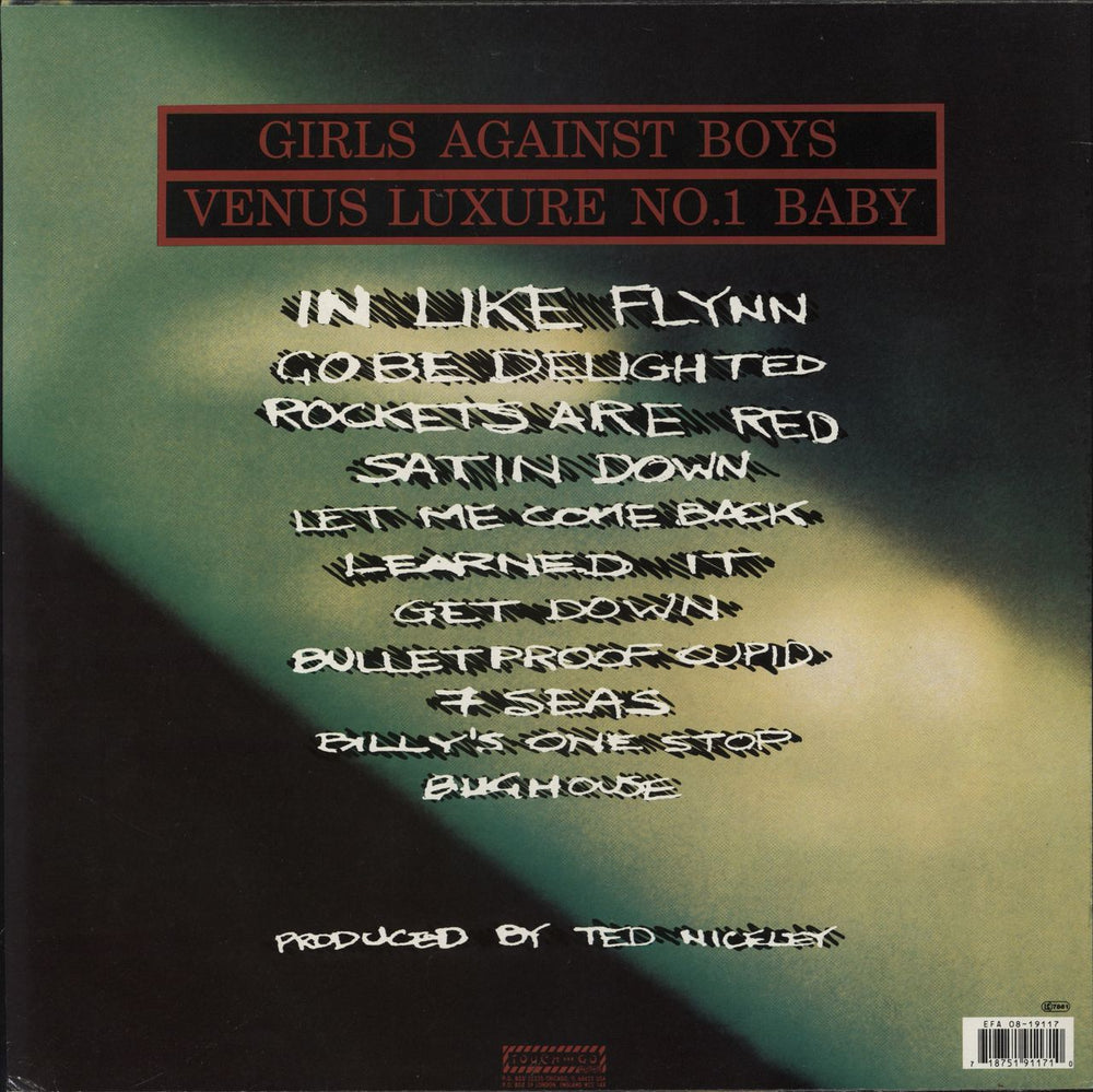 Girls Against Boys Venus Luxure No. 1 Baby - Yellow Vinyl UK vinyl LP album (LP record) 718751911710