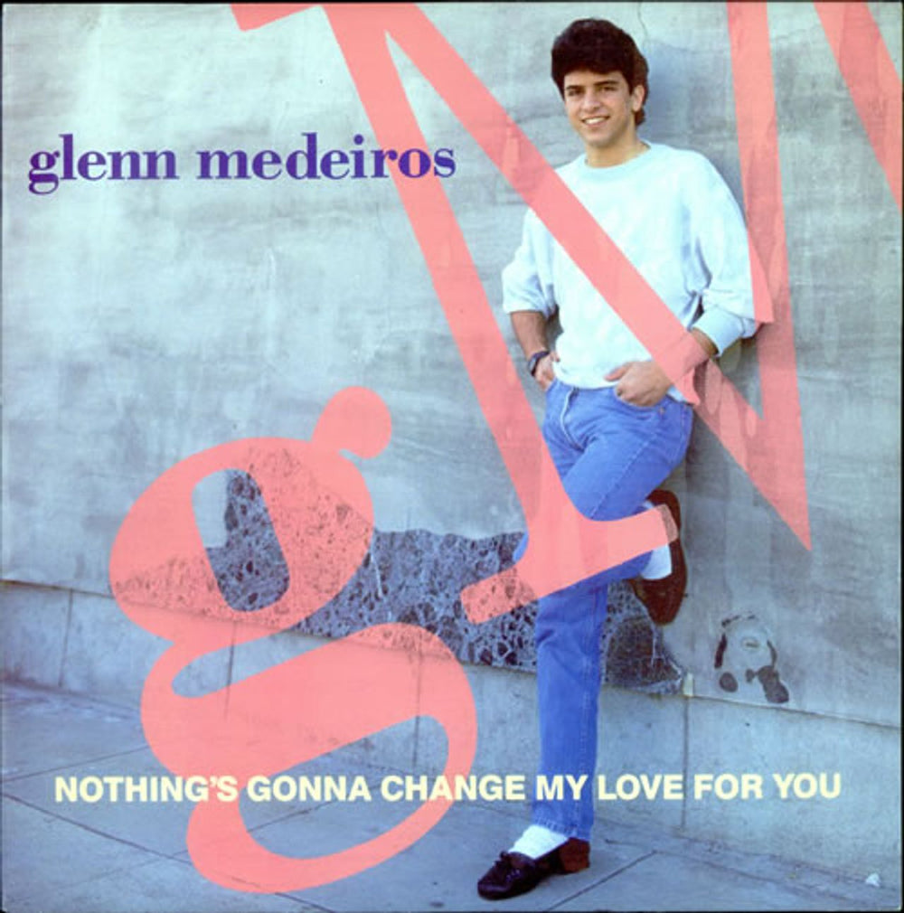 Glenn Medeiros Nothing's Gonna Change My Love For You UK 12" vinyl single (12 inch record / Maxi-single) LONX184