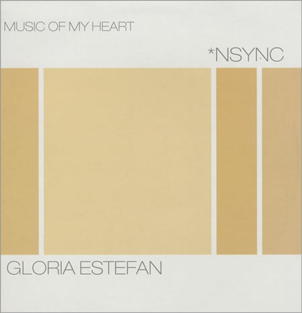 Gloria Estefan Music Of My Heart UK Promo 12" vinyl single (12 inch record / Maxi-single) XPR3376