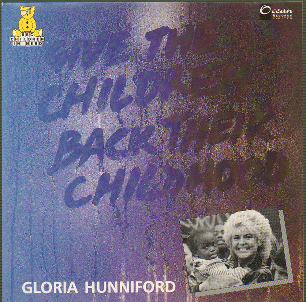 Gloria Hunniford Give The Children Back Their Childhood UK 7" vinyl single (7 inch record / 45) OCN6