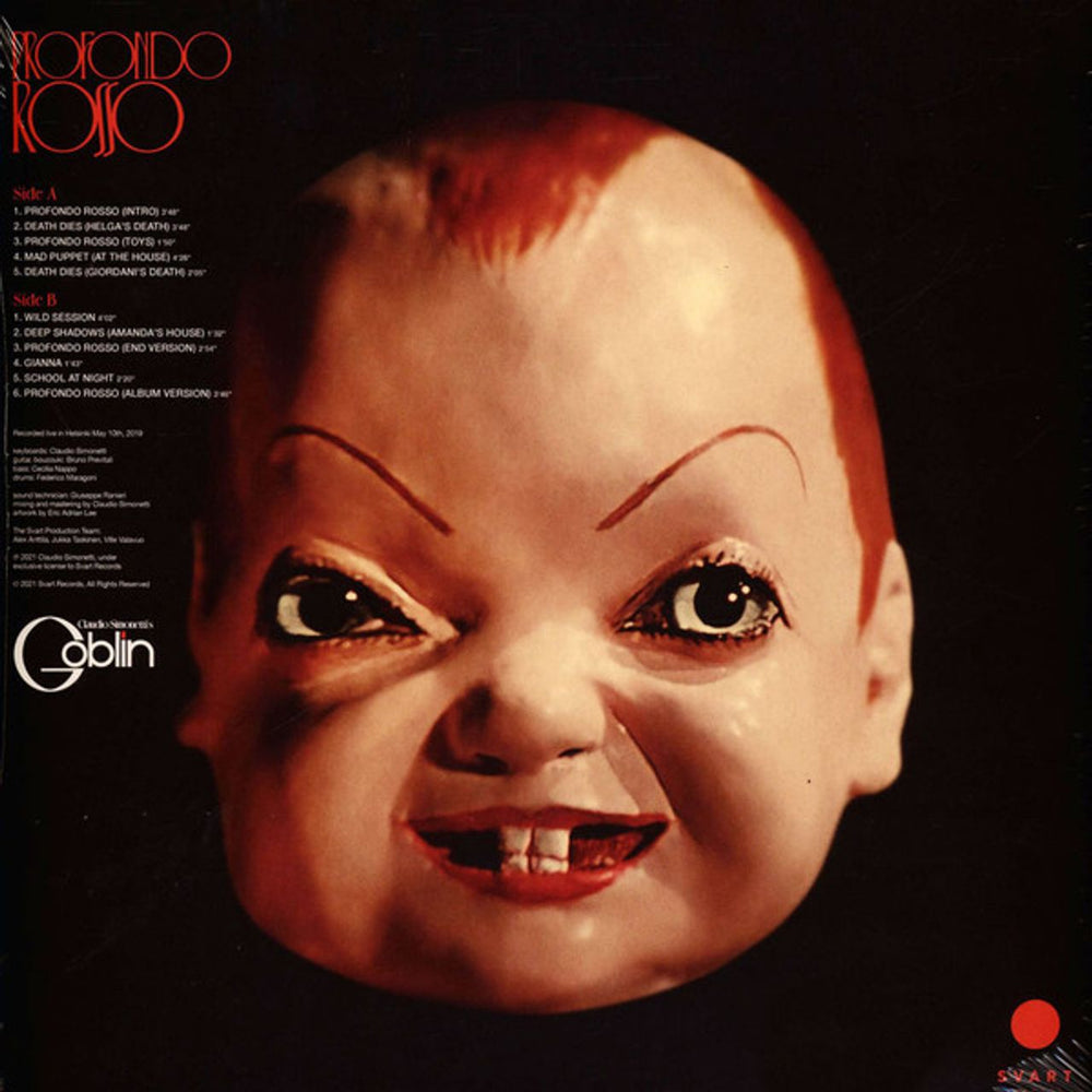 Goblin Profondo Rosso Live Soundtrack Experience - Red Vinyl - Sealed UK vinyl LP album (LP record) GB9LPPR783686