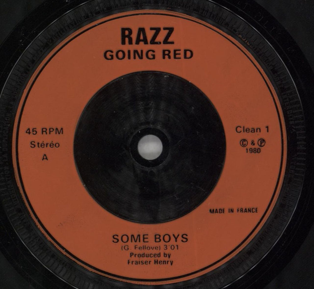 Going Red Some Boys UK 7" vinyl single (7 inch record / 45) 59I07SO821446