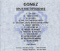 Gomez Split The Difference US Promo CD-R acetate CDR ACETATE