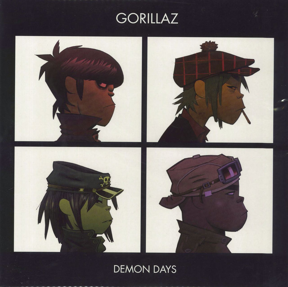 Gorillaz Demon Days - Red Vinyl US 2-LP vinyl record set (Double LP Album) 559329-1