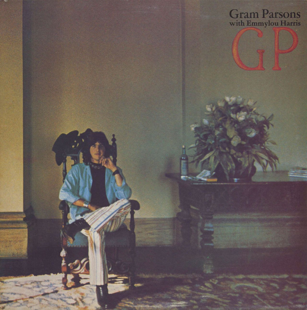 Gram Parsons GP - VG US vinyl LP album (LP record) MS2123