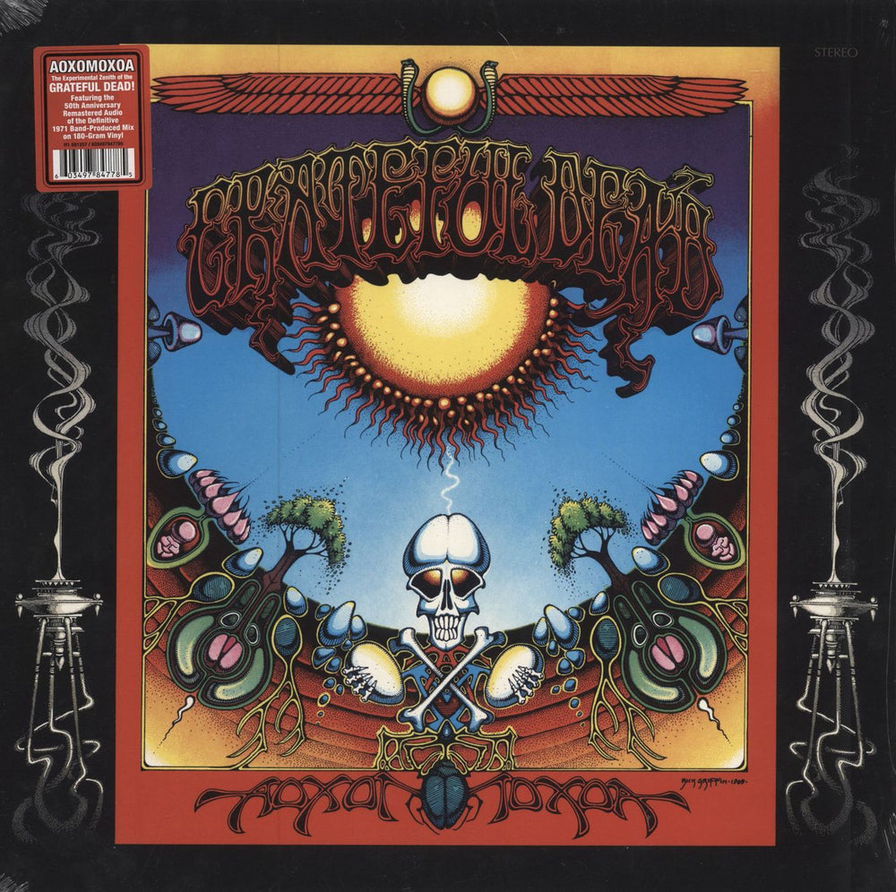 Grateful Dead Aoxomoxoa + Hype Sticker UK vinyl LP album (LP record) R1591257