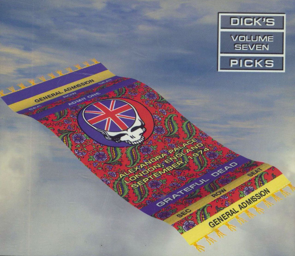 Grateful Dead Dick's Picks Volume Seven - Barcoded Inlay UK 3-CD album set (Triple CD) GDCD34027