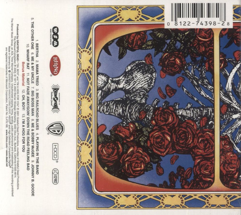 Grateful Dead Grateful Dead - Sealed UK CD album (CDLP) GRDCDGR830228