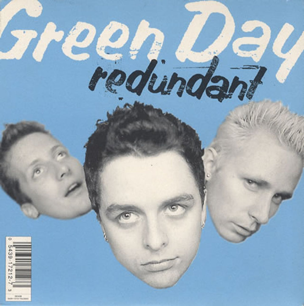 Green Day Redundant UK 7" vinyl single (7 inch record / 45) WO438