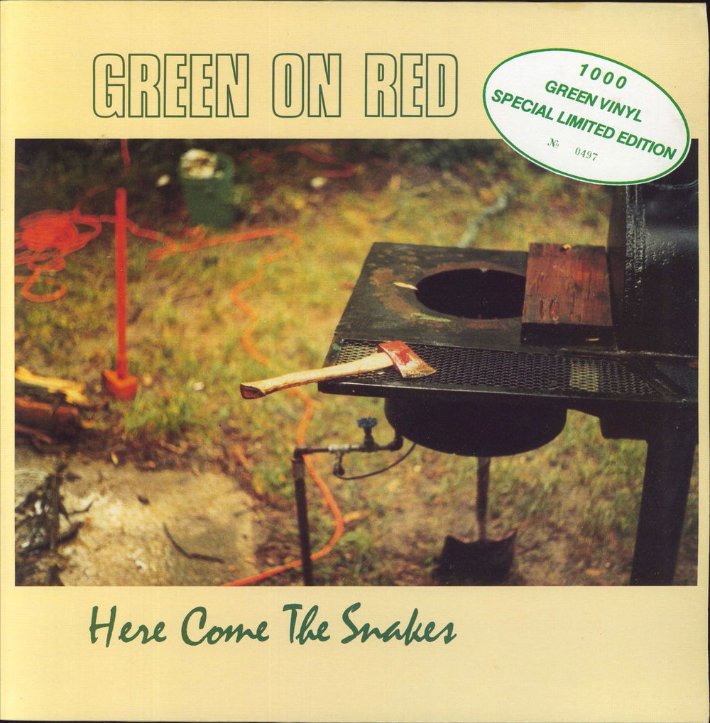 Green On Red Here Come The Snakes Italian vinyl LP album (LP record) V209475