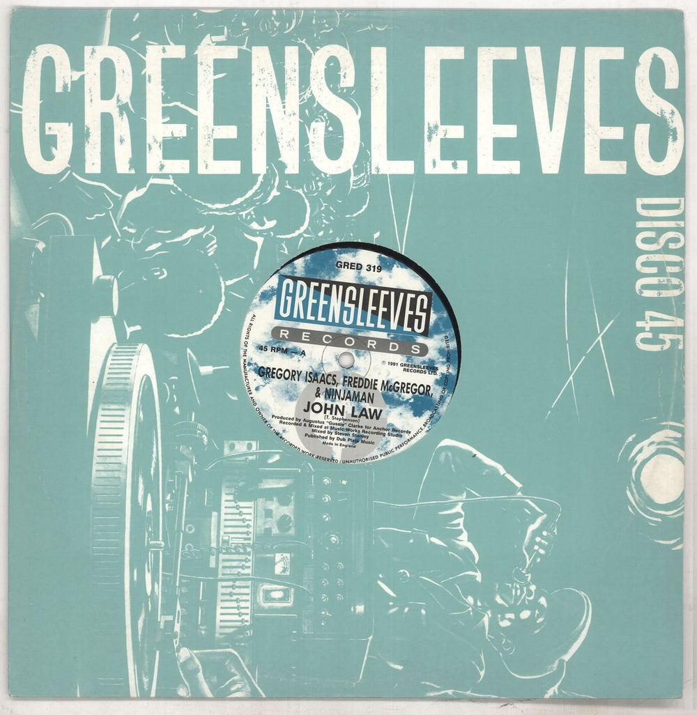 Gregory Isaacs John Law UK 12" vinyl single (12 inch record / Maxi-single) GRED319