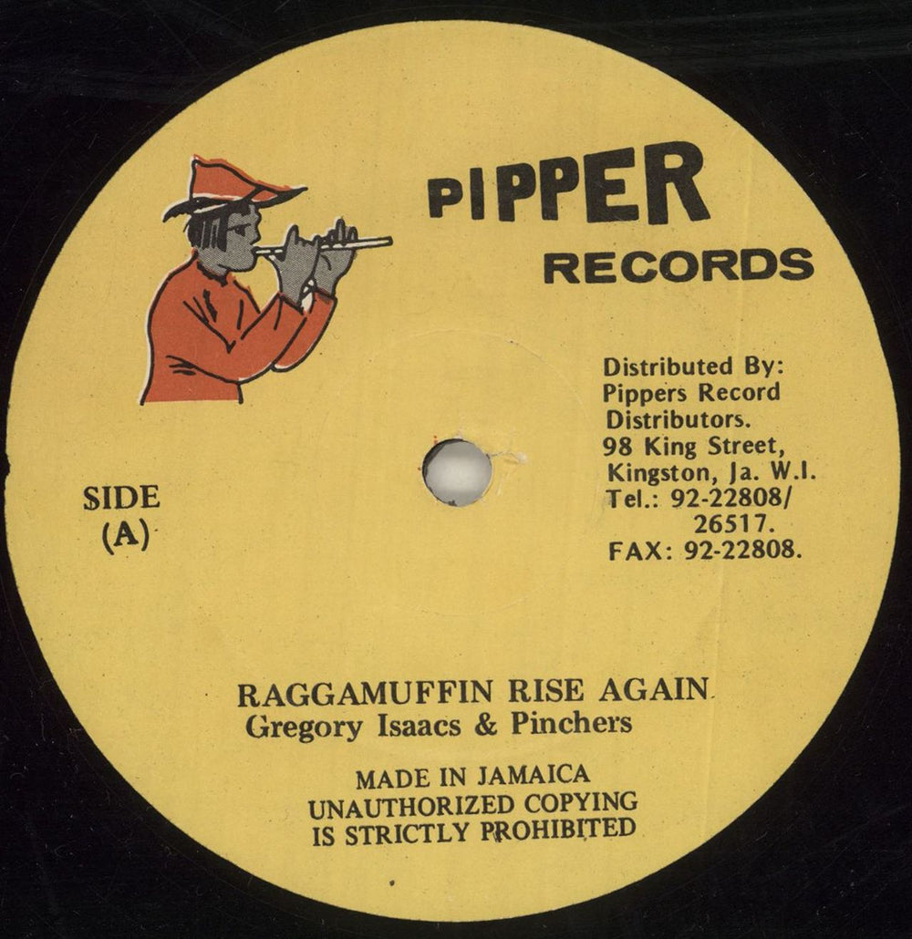 Gregory Isaacs Raggamuffin Rise Again Jamaican 12" vinyl single (12 inch record / Maxi-single) PR-006